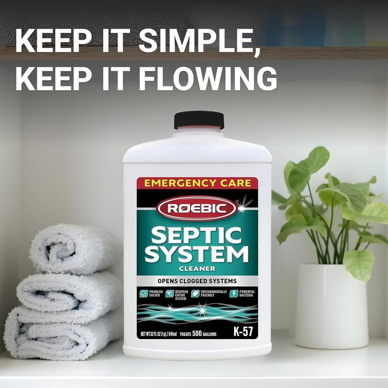 32 Oz Unscented Septic Cleaner - Safe & Fast Action for 500 Gallon Systems gallery