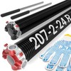 Toriexon Garage Door Spring 0.207 x 2” x 24” (Pair), x x 24”, Black gallery