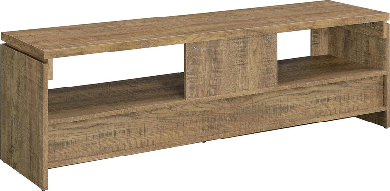 Elkton 59" Mango Engineered Wood TV Stand with Sliding Drawers & Metal Handles gallery