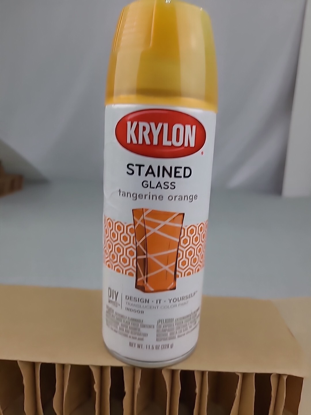 1x Krylon K09034000 Stained Glass Paint 11.5 Ounces Tangerine Orange gallery