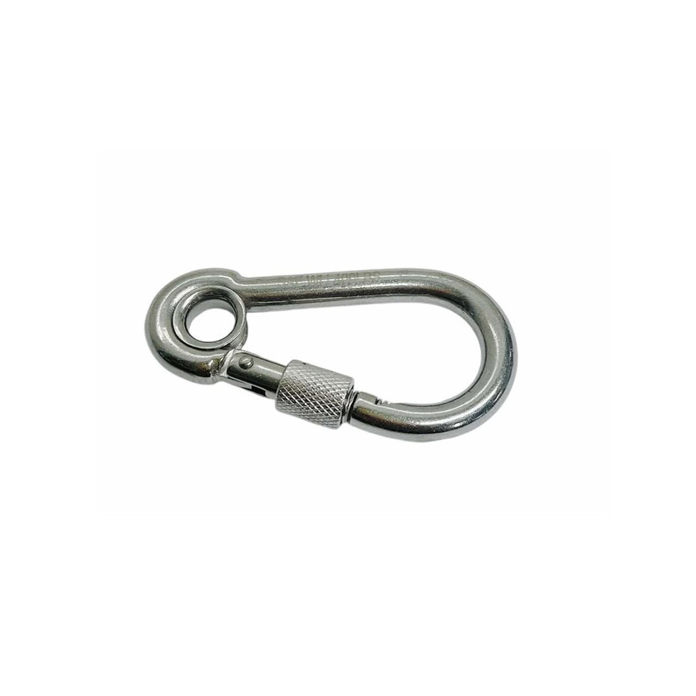 Marine Spring Snap Hook w/ Eyelet & Screw 400 LB Cap 1/4" Stainless Steel 316 gallery