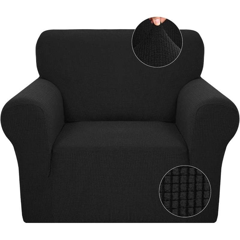 Elastic Sofa Slipcover Jacquard Stretch Durable Protector 360 Degree Coverage US gallery