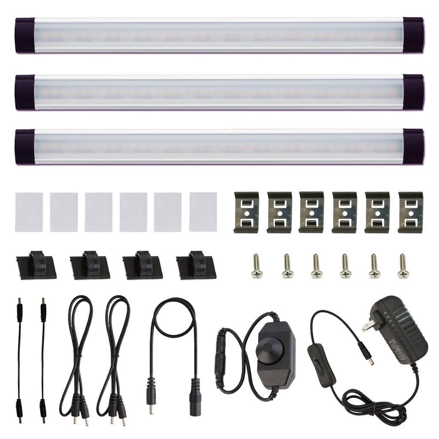 LED Under Cabinet Lighting Plug in, Dimmable Under Counter Light Rigid Bar 12V gallery