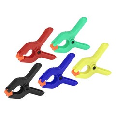 10Pcs 2″ Backdrop Spring Clamp Plastic Flexible Anti-slip Strong Clip Multicolor