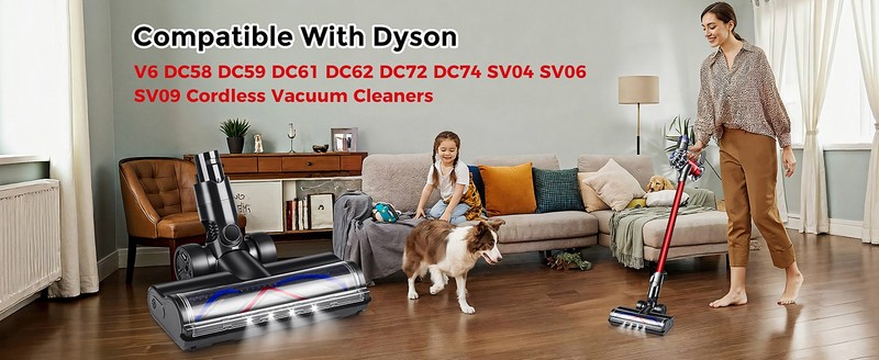 Replacement Head for Dyson V6 DC58 DC59 DC61 DC62 DC72 DC74 Cordless Vacuum gallery