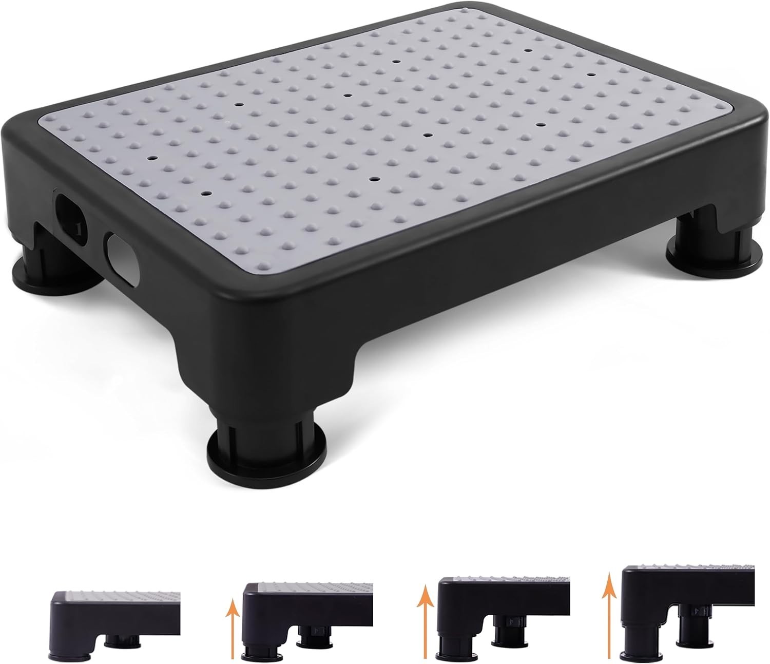 Adjustable Step Stool for Adults Kids and Senior, Non-slip Step Platform Indo... gallery