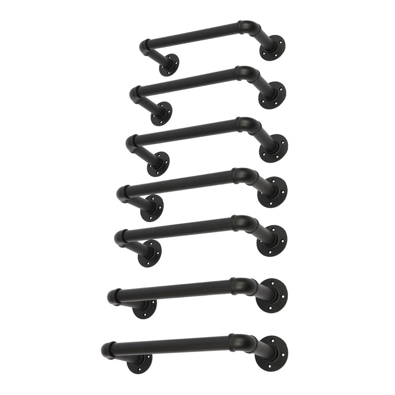 7 Pack Wall Mounted Emergency Escape Ladders Black Galvanized Pipe gallery