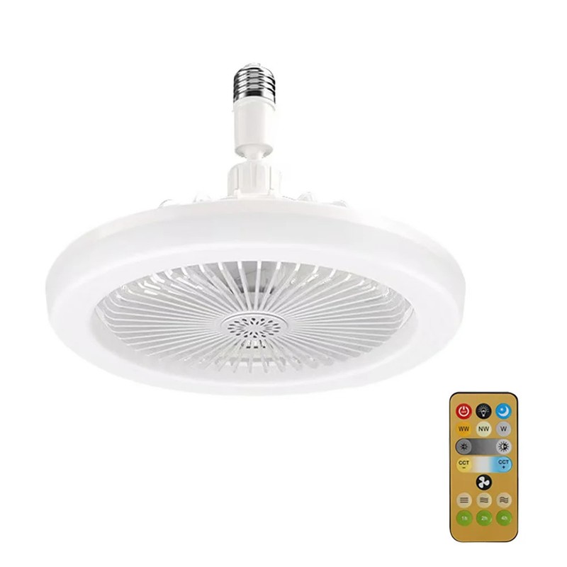 Rotatable 3in1 Ceiling Fan Remote Control Lighting Lamp Base Bedroom Living Room gallery