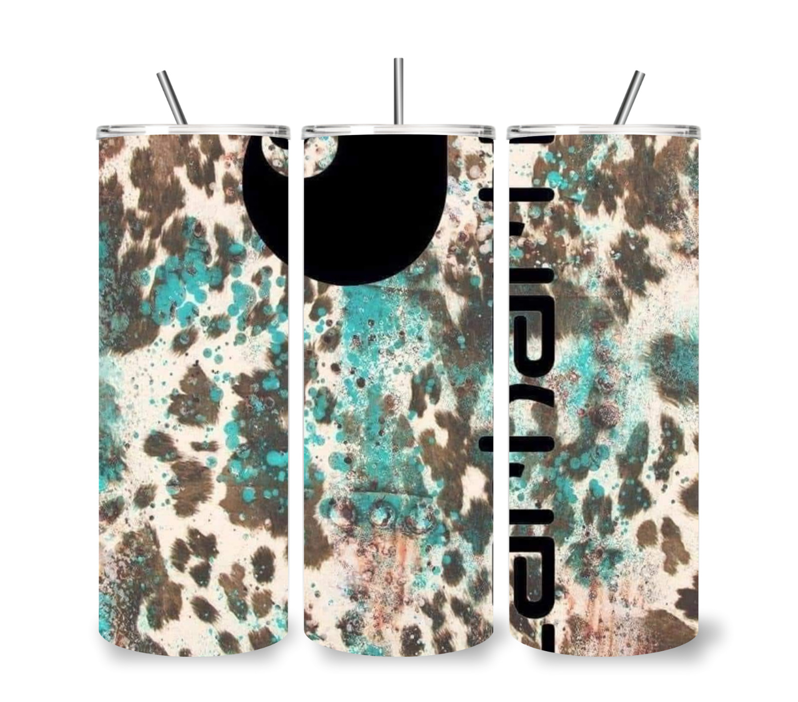 Carhartt Western Cowhide 20 OZ STAINLESS STEEL TUMBLER CUP +LID/STRAW gallery
