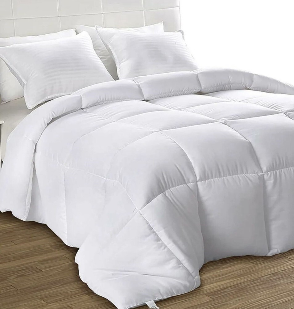 Utopia Bedding Down Alternative Comforter (Queen, White) - All Season Comforter