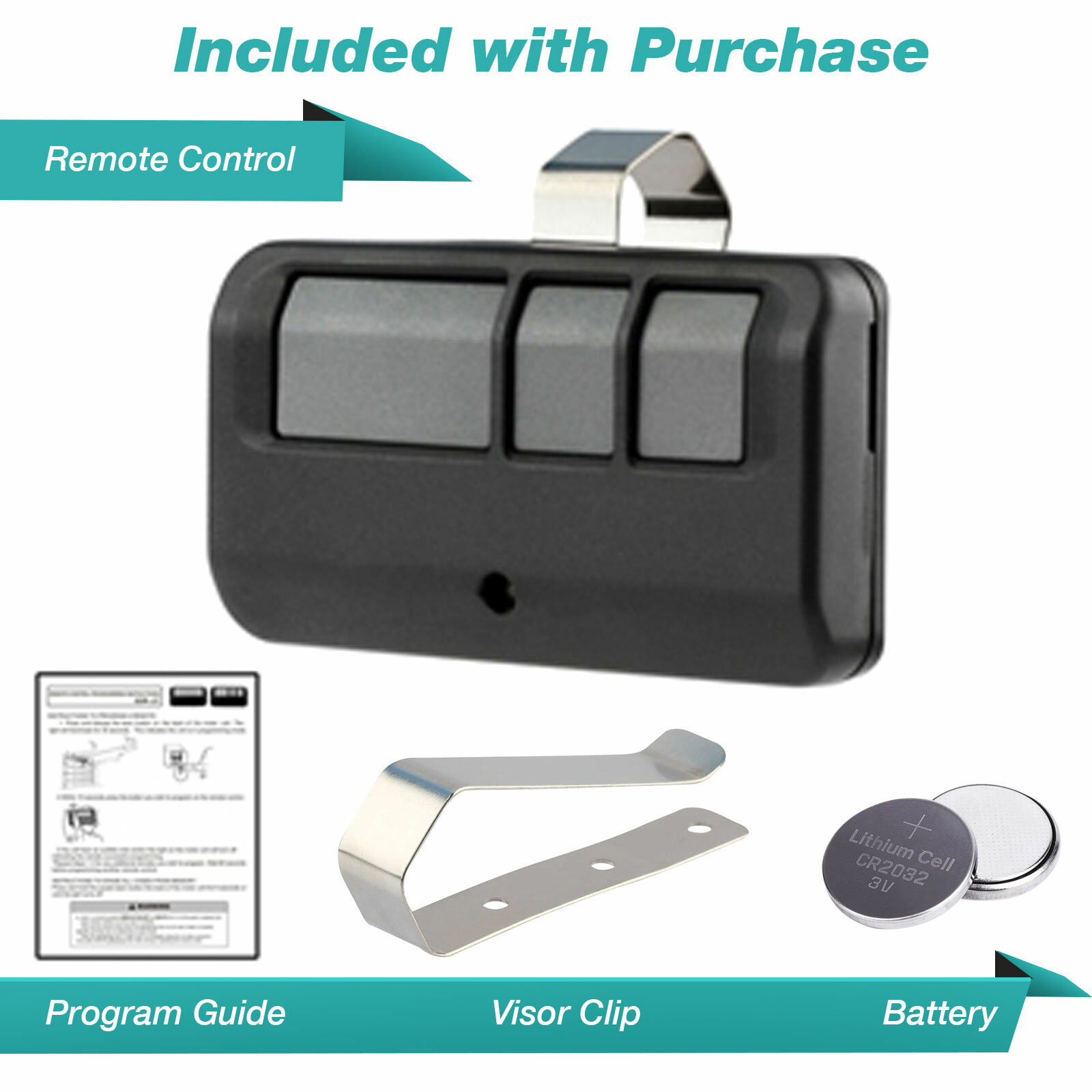 For Chamberlain LiftMaster Garage Door Opener Remote 893LM 953EV-P2 Learn gallery