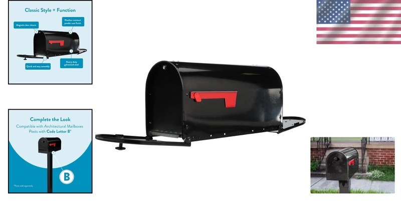 Gibraltar Outback Double Door Mailbox - Large Capacity, Weather-Resistant Style gallery