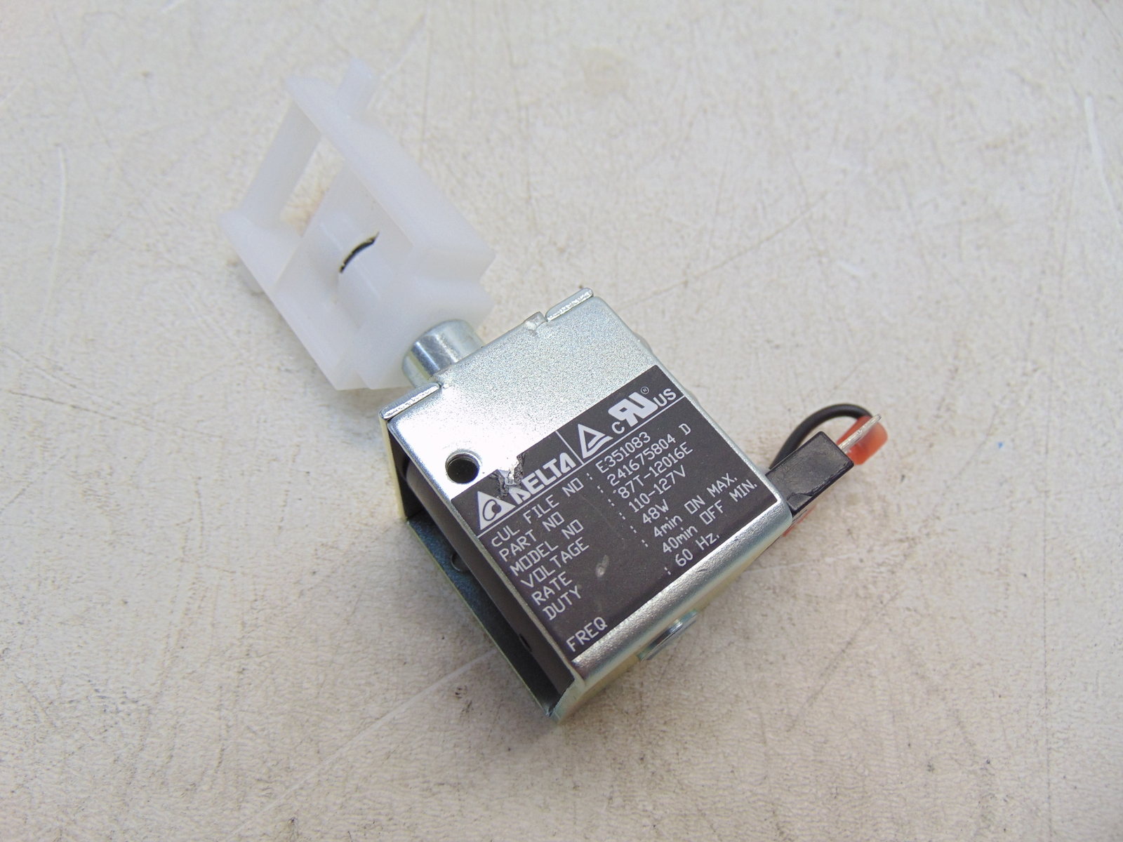 Frigidaire Refrigerator GRSS2652AF2 Ice Maker Solenoid gallery