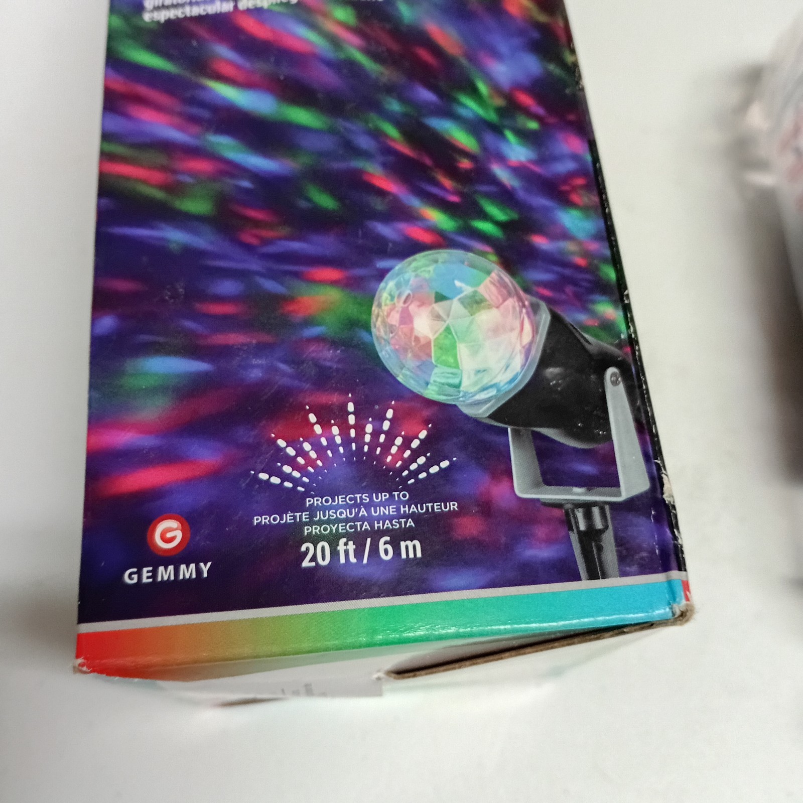 BNIB Gemmy LED Lightshow Light Projection Kaleidoscope Red/Green/Blue. gallery