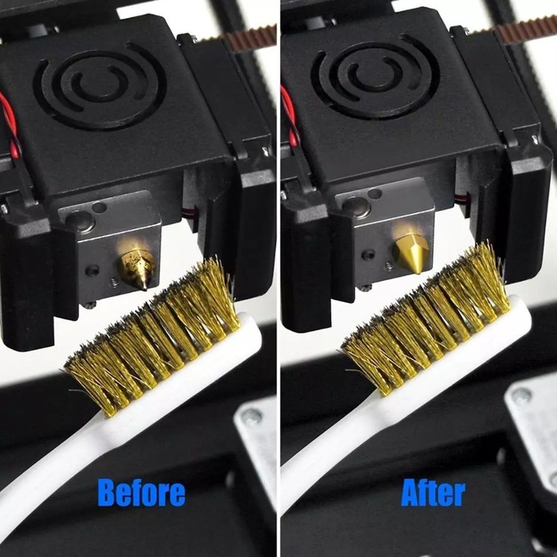 Copper Wire Brush Industrial Plastic Handle Set Toothbrush High Quality gallery