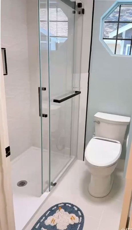 CEL 12" Square Tubing Singled-Sided Pull Handle or Towel Bar for shower door gallery