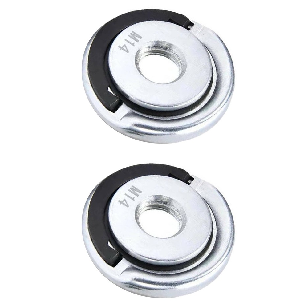 2pcs M14 Quick Release Nut Pressure Plate Fastener for Most Grinders Accessories