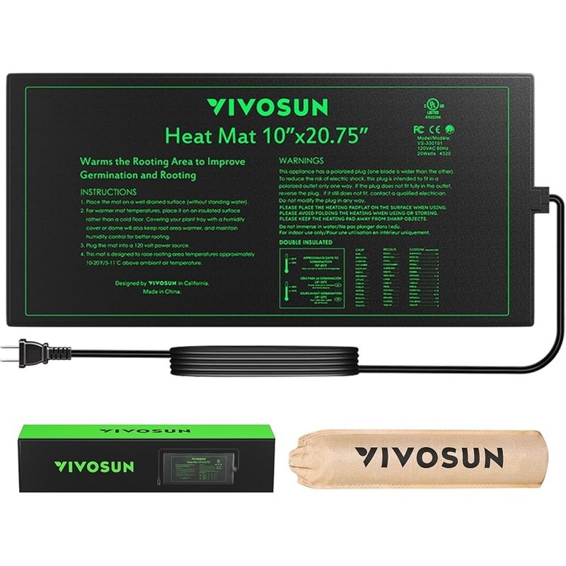Indoor Seedling Heat Mat W/ Far Infrared Technology Plant Germination & Growth gallery