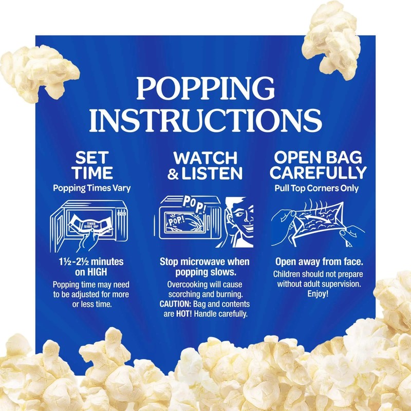 Act II Kettle Corn Microwave Popcorn, 2.75 oz., 18-Count Bags FREE SHIPPING gallery