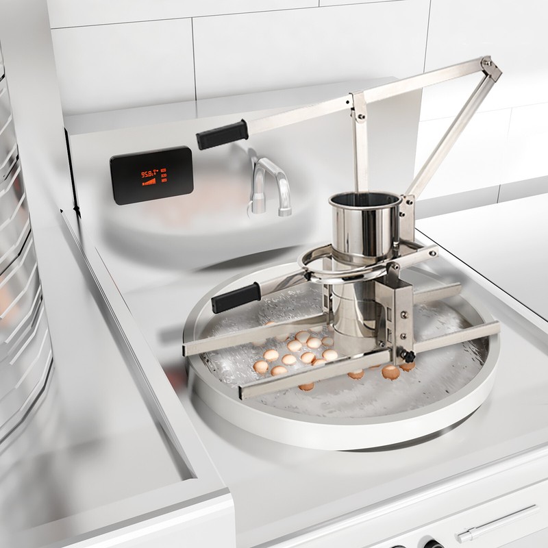 Manual Meatball Maker Machine Meat Ball Shrimp Ball Processing & Forming Machine gallery