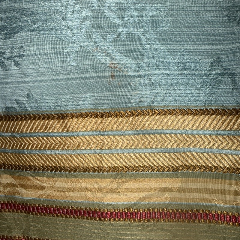 Custom Silk Blend Square Decorator Table Topper Lined 53 X 53 Plus Fringe 4" gallery