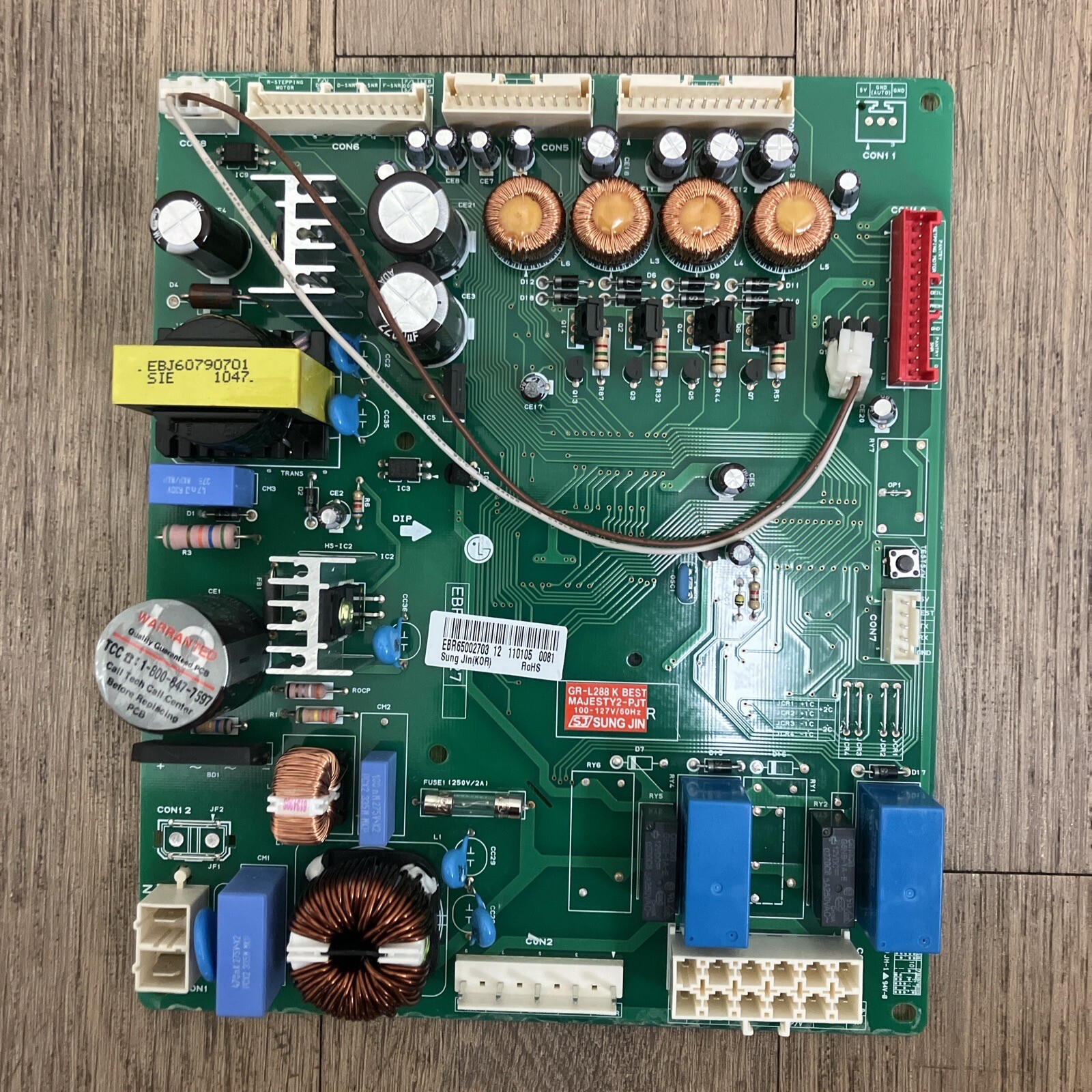 LG Refrigerator Main Control Board EBR65002703 gallery