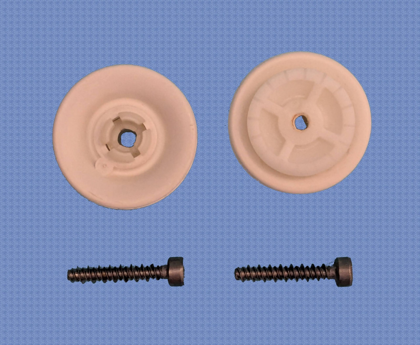 Whirlpool 8528831 Dishwasher Upper Rack Slide Rail Rollers, Set of 2 (WP8528831) gallery