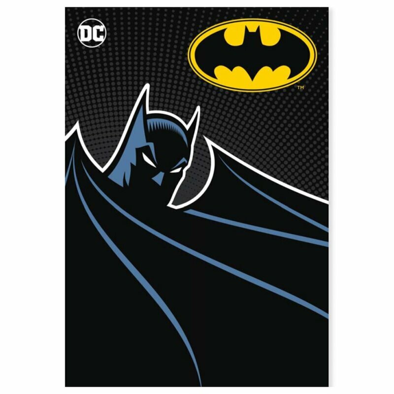 New Batman Silhouette Fleece Throw Gift Blanket DC Comics Superhero Shield Logo gallery