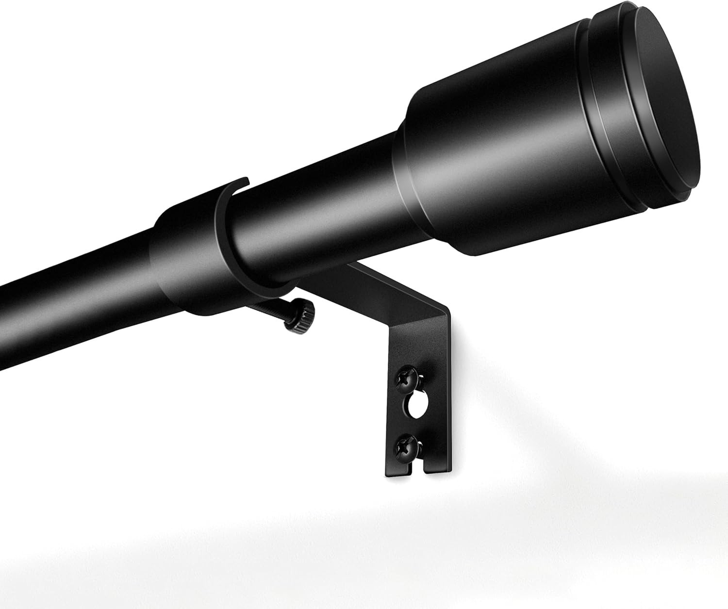 Adjustable Curtain Rod 30–90 Inch Heavy Duty Iron Black For Windows gallery