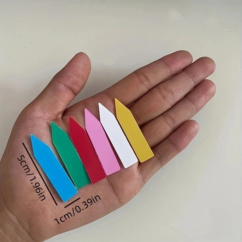 100pcs Plastic Plant Labels Waterproof Garden Nursery Marker Tags Set - NEW gallery