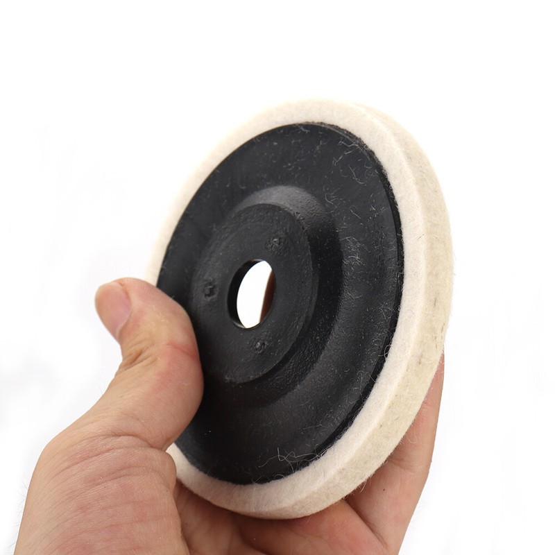 5x4inch Wool Polishing Disc Buffing Wheel Flap Felt Pads For Angle Grinder Tool gallery
