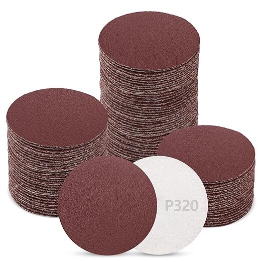 2 Inch Hook and Loop Sanding Disc No-hole 100PCS 40-3000 Grit Orbital Sander Pad gallery
