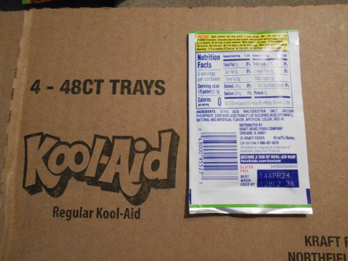 50x Packets Kool-Aid Strawberry Kiwi Soft Drink Mix Caffeine Free Makes 2 Quart gallery