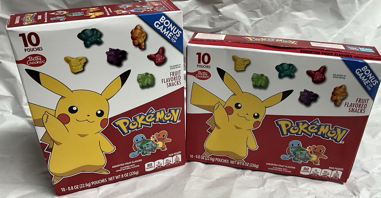 (2 pack) Pokemon Fruit Flavored Snacks, Fat Free and Gluten Free, EXP Sept. 2026 gallery
