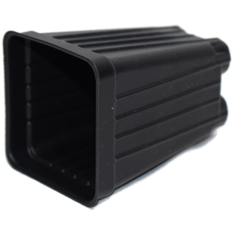 Small 2.2" SQUARE Deep BLACK NURSERY POTS SET OF 100 {2.2" x 3"} plastic flower gallery
