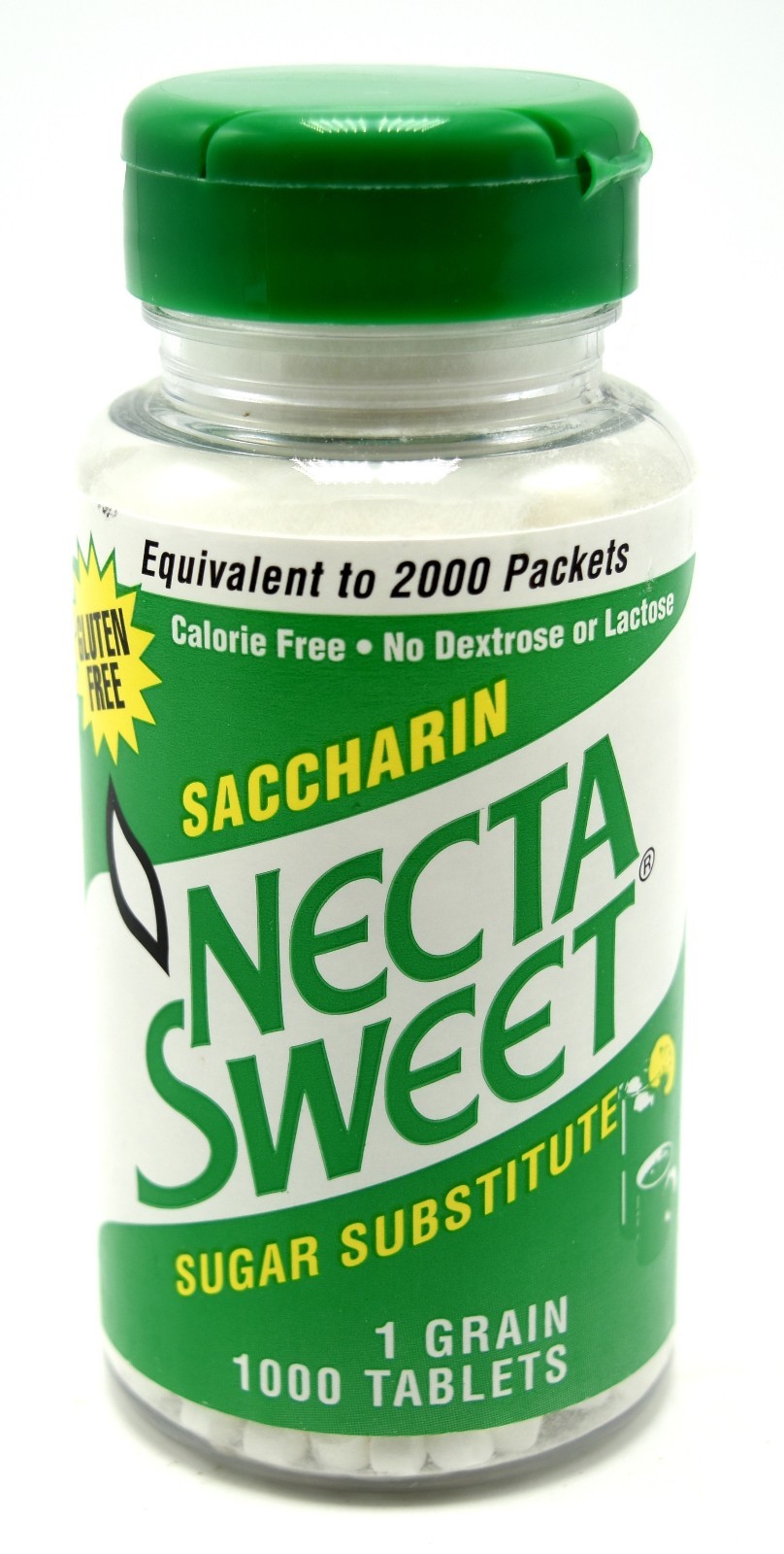 1000-Tablet Bottle 1 Grain Necta Sweet Saccharin Tablets NectaSweet gallery