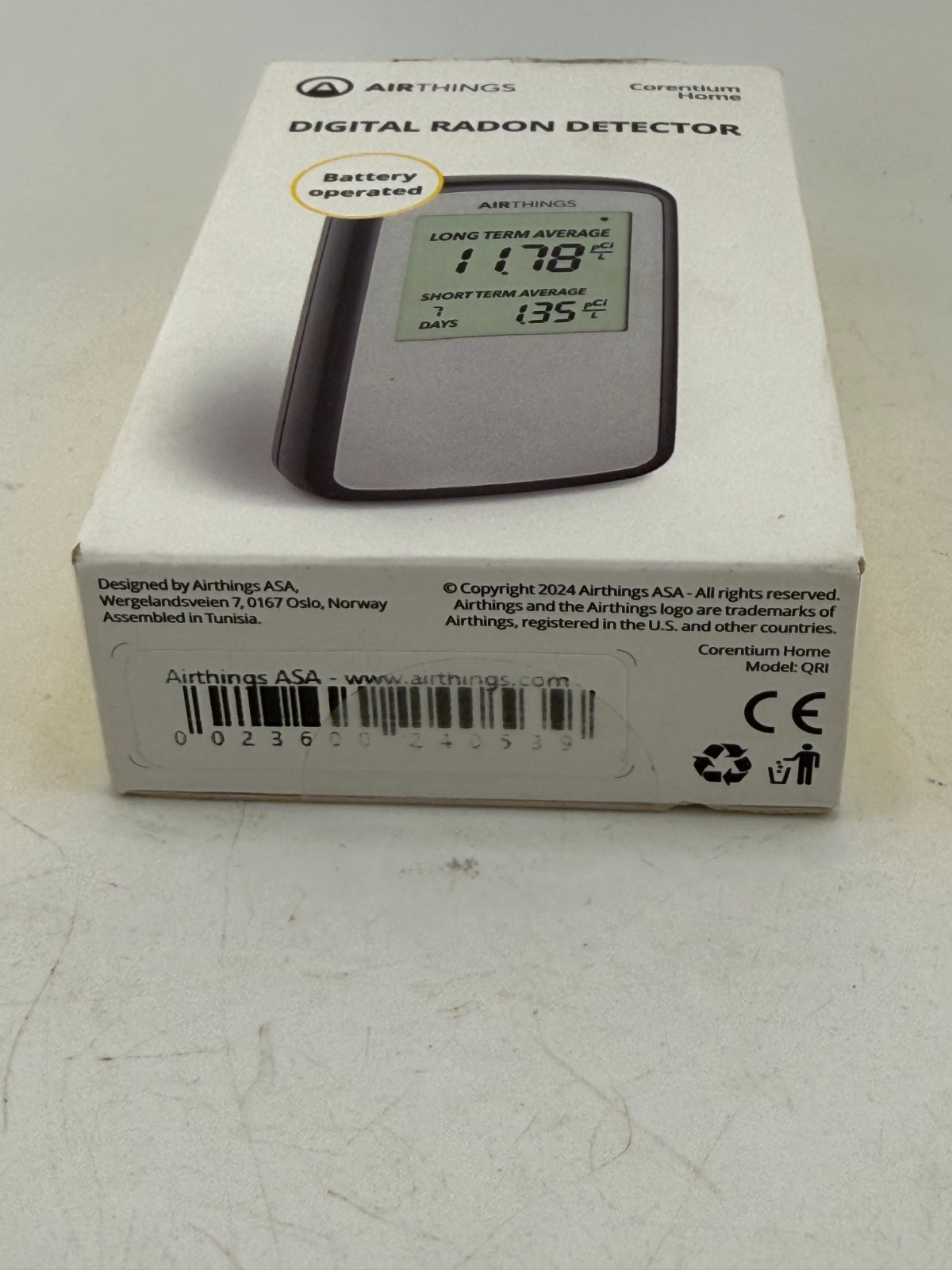 Airthings Corentium Home Digital Radon Gas Detector gallery