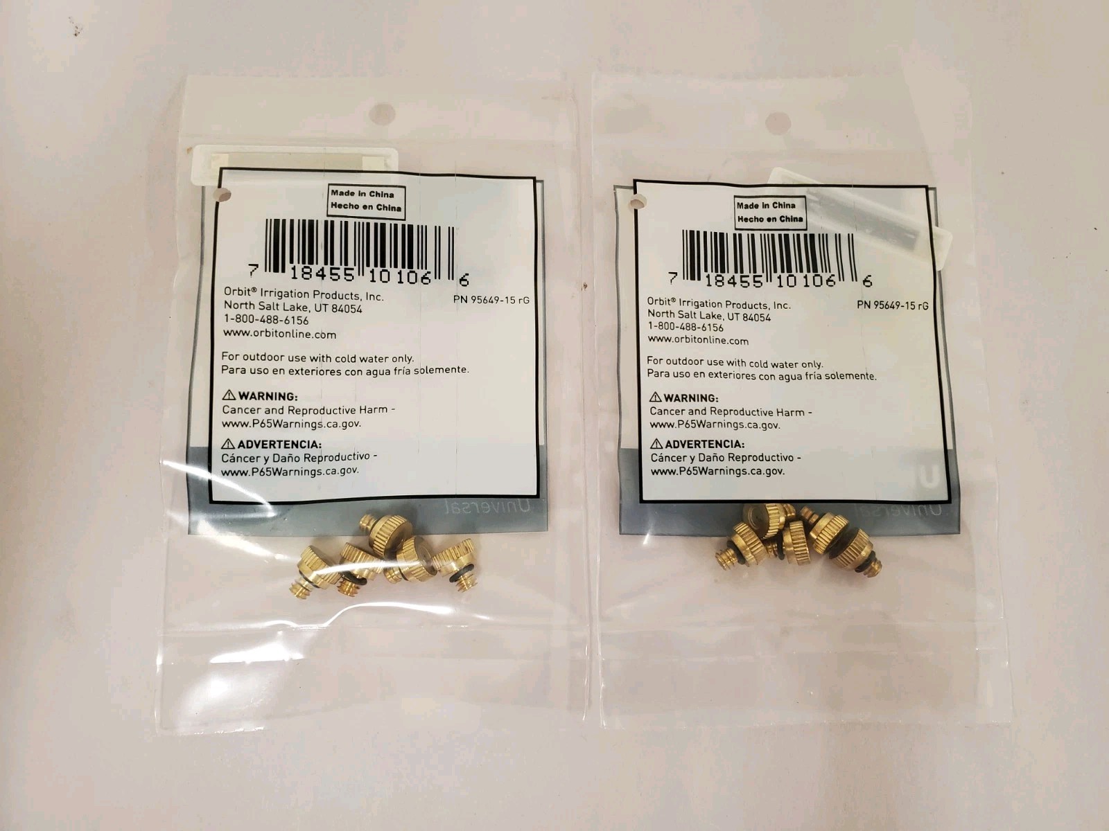 *2 5-PACKS* Orbit Misting Nozzles (Model: 10106H) = 10 TOTAL *NEW/SEALED* gallery