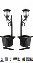 Sun-Ray Kambria Multi Function 2-Piece Set of Solar Lights Solar Power