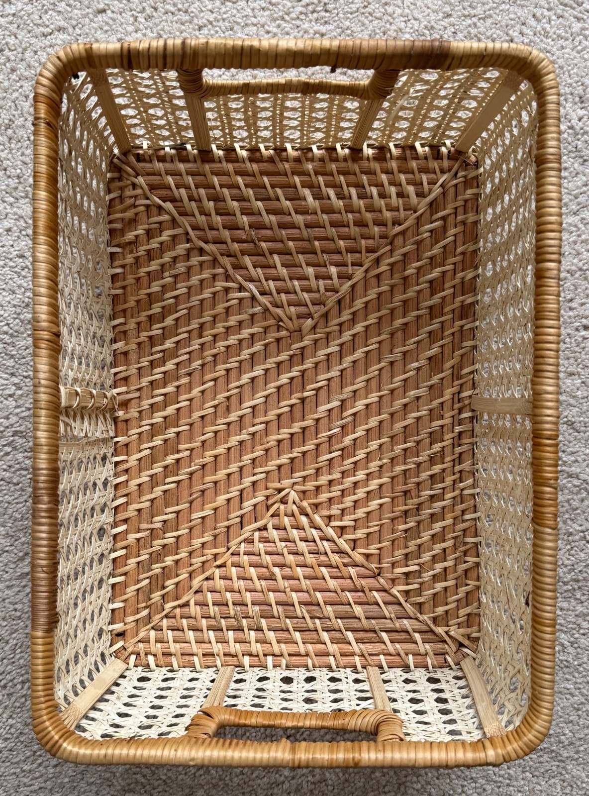 The Container Store Small Rattan Baskets (Set of 3) gallery