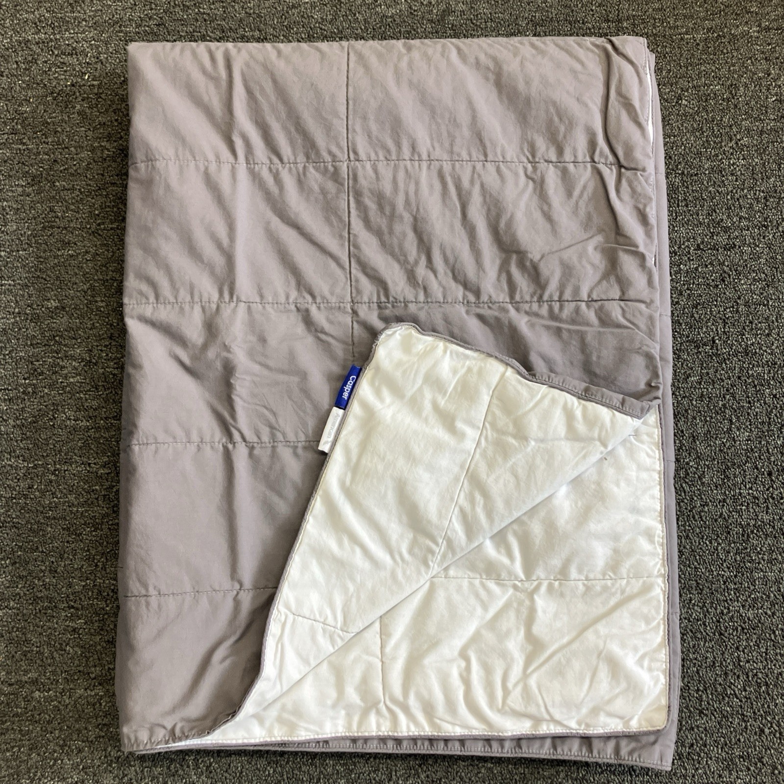 American Airlines First Class Blanket Casper Gray & White 72”x48” Inches (NEW) gallery