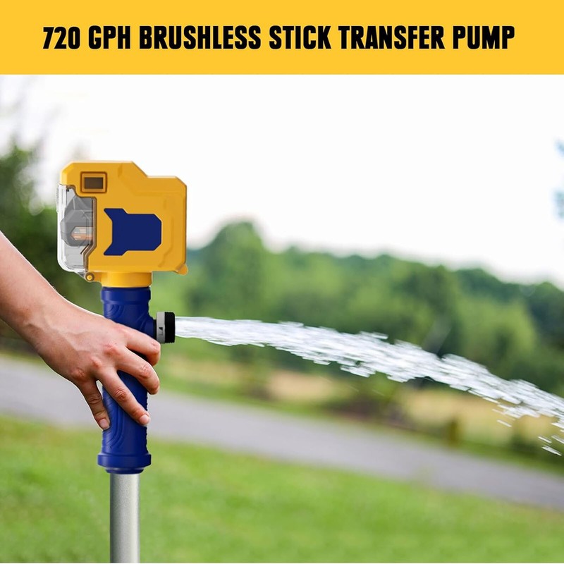 Cordless Stick Water Transfer Pump Tool Only for Dewalt 20V MAX Battery Portable gallery