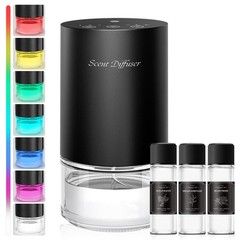 Waterless Essential Oil Diffuser Stater Kit – Included 3x20mL Essential Oils,…