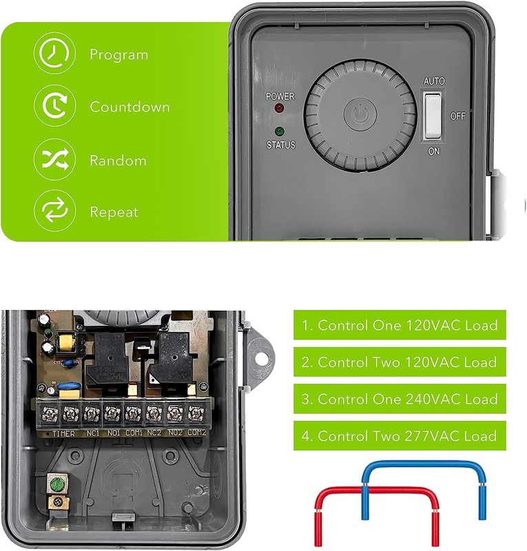 BN-LINK Smart WiFi Pool Pump Timer Outdoor Heavy Duty 24Hr Programmable For Pool gallery