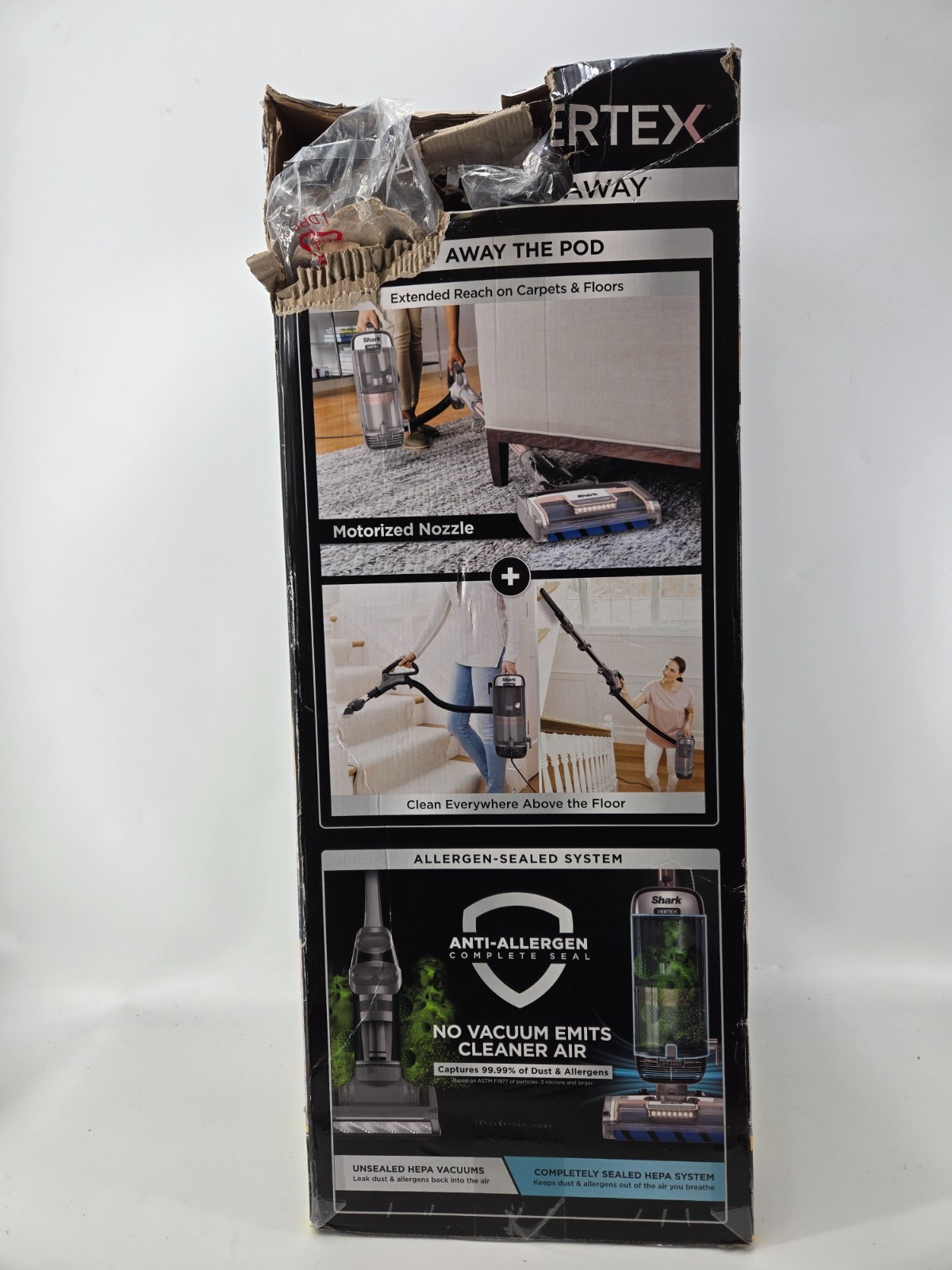 Shark AZ2002 Vertex DuoClean PowerFins Upright Vacuum w/ Powered Lift-Away gallery