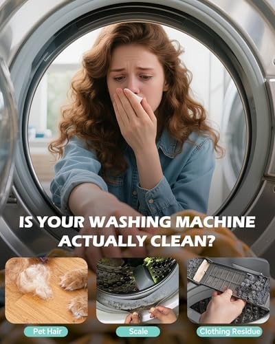 Uproot Clean Washing Machine Cleaner Tablets - 24 Pack for a 12 Month Supply. Fo gallery