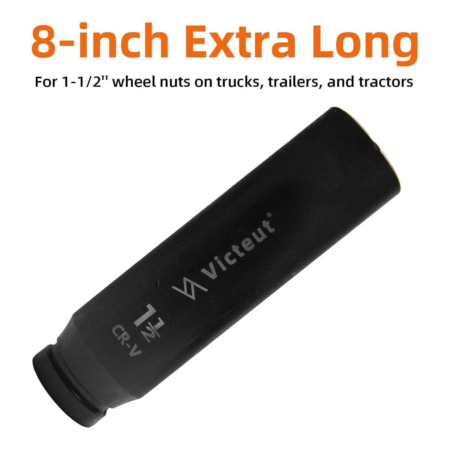 3/4" Drive 1 1/2" Extra Deep 6 Point Impact Socket 200mm Long Inch Bar Socket gallery