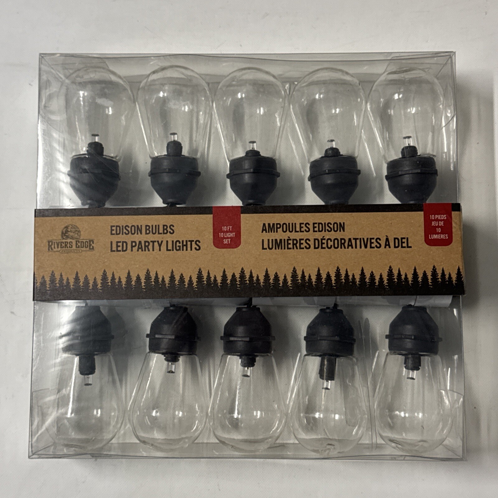 Rivers Edge, Edison Bulbs, 10 Light Set gallery