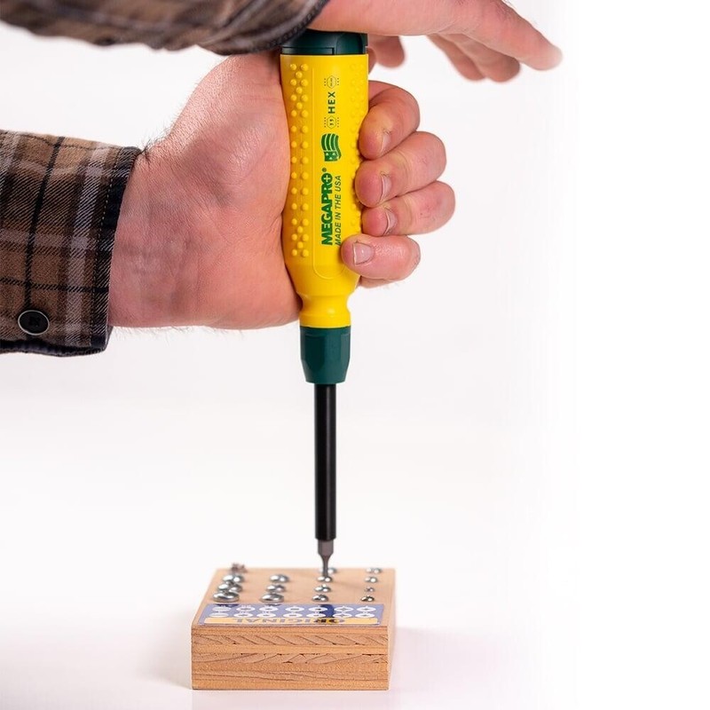 Megapro Hex Multi Bit Screwdriver 15in1 151HX 2-6mm 3/32-1/4 Hex Key Wrench Bit gallery
