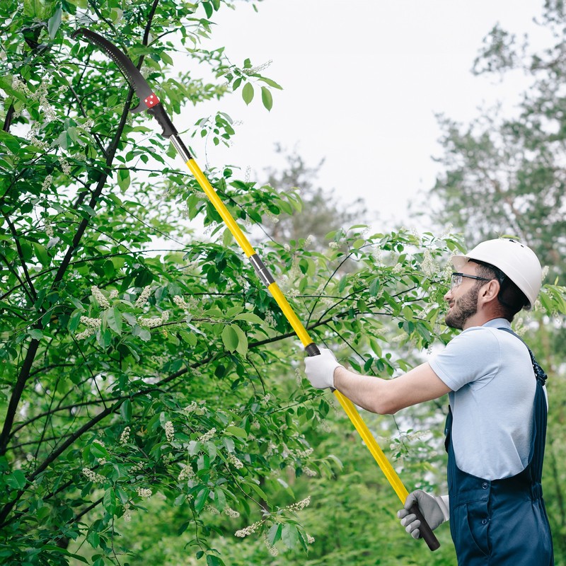 26FT Telescopic Branch Tree Pruner 2-in-1 Pole Saw Detached Trimmer Pruning US gallery